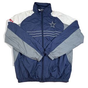 Vintage Dallas Cowboys Sports Illustrated NFL Team Apparel Windbreaker Large